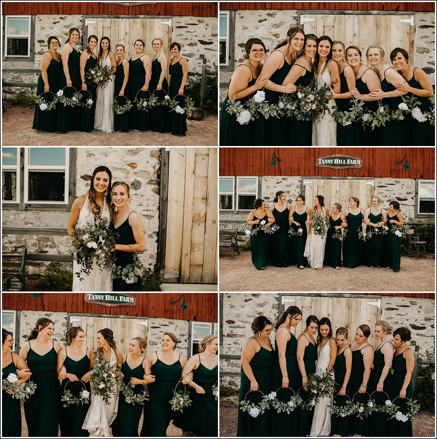 Tansy Hill Farm Wausau Wisconsin Wedding Photographer bridesmaids